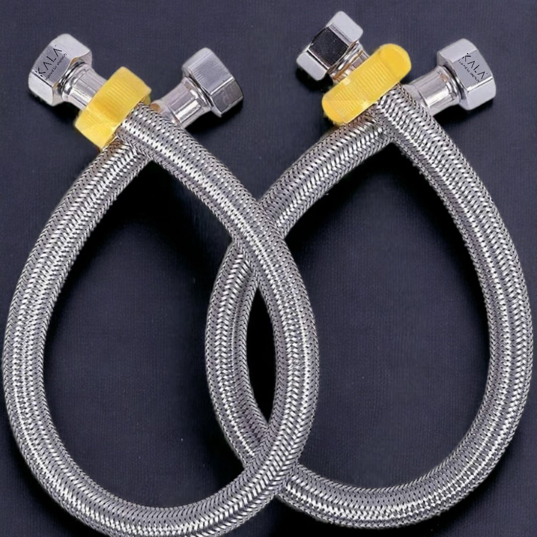 Braided connection pipe